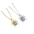 [titanium steel] necklace women's cross-border hot style fashion pearl pendant niche animal high-end clavicle chain jewelry wholesale