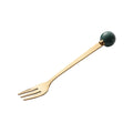 Dark green ice fork