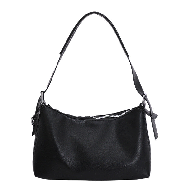 niche style large-capacity crossbody bag fashion texture bag trendyretro armpit bag women's casual shoulder bag