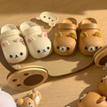 2025 japanese cartoon rilakkuma clogs women's summer outdoor beach shoes cartoon cute parent-child bear slippers