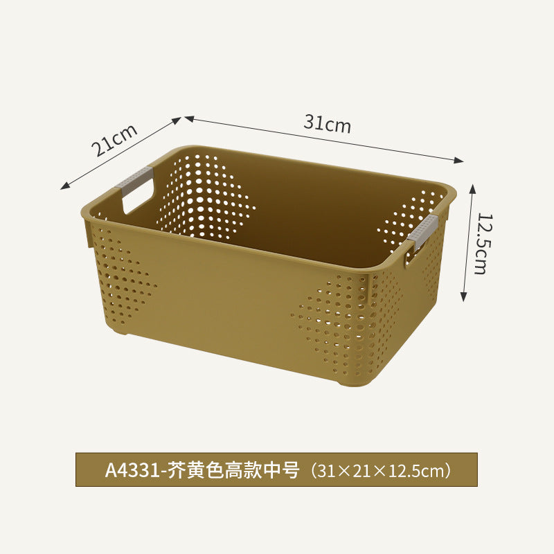 Wholesale desktop storage basket sundries storage box storage basket rectangular snack toy storage basket finishing box