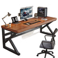 Bookshelf all-in-one table with perforated board study table bedroom simple office desk student for home solid wood desktop computer desk