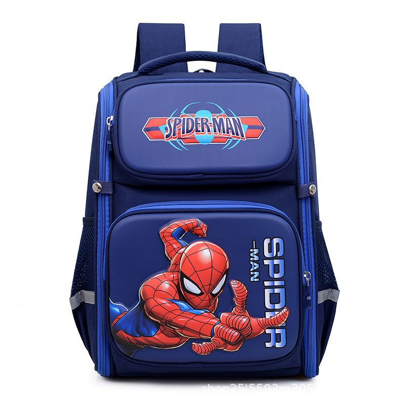 School bag for primary school students, grades 1-3, men's and women's cartoon animation children's space bag, large-capacity load-reducing spine backpack