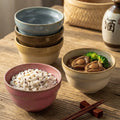 Retro stoneware dessert ceramic rice bowl restaurant for home snack pickled cabbage bowl one-person food tableware ceramic stew bowl