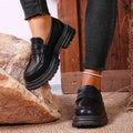 spring/autumn new arrivals: thick-soled loafers for cross-border e-commerce. plus sizes available. 0.5cm difference tolerable. wholesale options available. dropshipping to  and