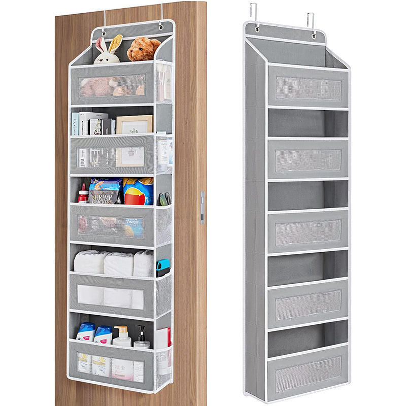 Spot 2024 upgraded five-layer hanging bag large-capacity non-woven closed door hanging bag storage storage bag