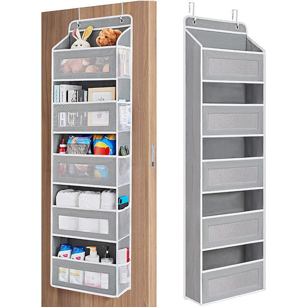 Spot 2024 upgraded five-layer hanging bag large-capacity non-woven closed door hanging bag storage storage bag