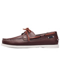Men's genuine leather boat shoes - classic brown casual dress shoes, lightweight leather business shoes with a british-inspired design
