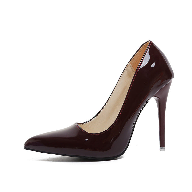 2026 new purple patent leather pointed-toe high heels - women's stiletto pumps, sexy & elegant, perfect for work & business