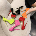 Super high heel plus size new heeled pumps 2026 summer new stiletto sexy barbie pink platform women's shoes trendy