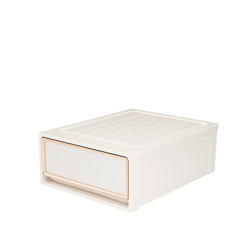 Drawer storage box Plastic locker Household clothes Underwear Clothing finishing Thickened large-capacity storage box