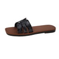 spring new square toe slip-on flat casual lightweight comfortable women's sandals - wholesale