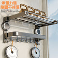 Suction cup towel rack bathroom punch-free towel bar bathroom storage rack bath towel rack all-in-one hanging rod shower storage