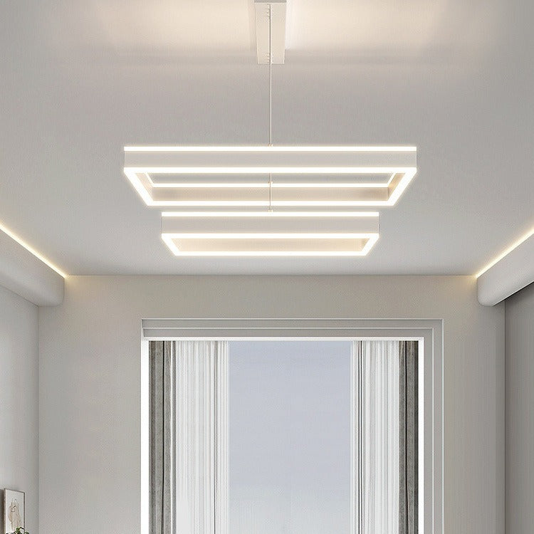 Lighting whole house package combination modern simple living room chandelier 2025 new minimalist atmosphere hall main light