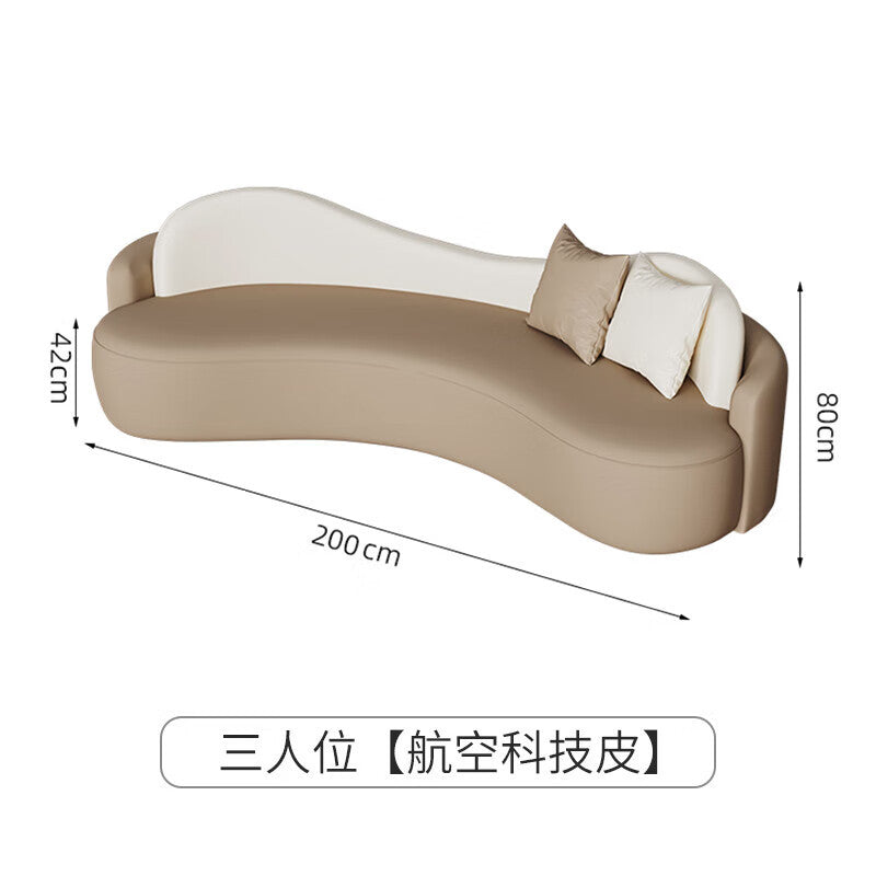 Saint-li office casual reception sofa - small apartment minimalist modern fabric irregular sofa