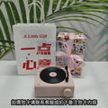 Vintage wireless alarm clock bluetooth speaker - the little prince - desktop ornament - niche & high-end - perfect birthday gift for her