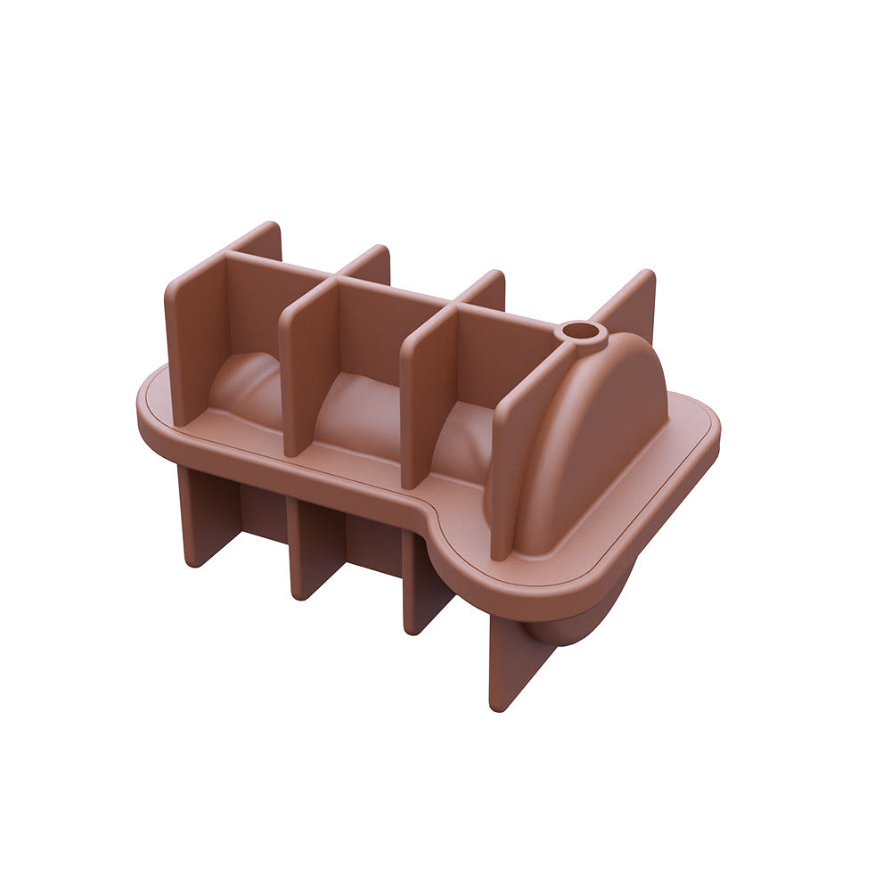 Factory custom creative silicone ice grid mold with self-sealing funny ice cube mold summer ice making mold