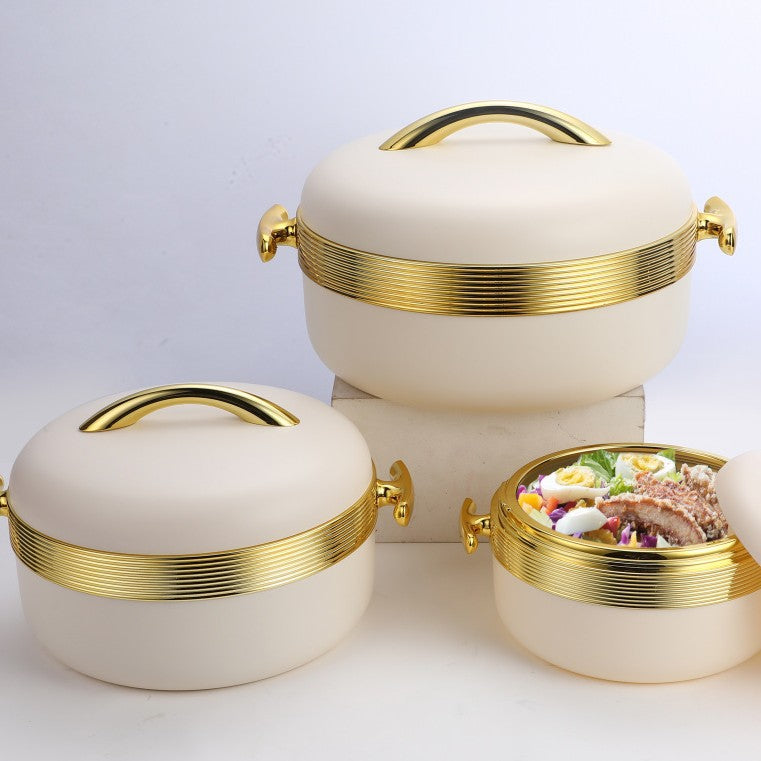 Insulated food container - classic design with colorful packaging - keeps food warm for approximately 6 hours