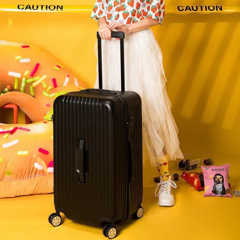 One piece of large-capacity suitcase, suitcase, high-value, large-capacity aluminum alloy corner universal wheel PC case.