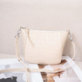 Woven crossbody small bag for women easiest for match dumpling bag guangzhou luggage fashionclassy sense one-shoulder genuine leather crossbody bag