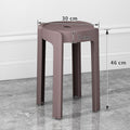 Thickened plastic stoolfor home stackable dining table bench long sitting comfortable chair windmill stool plastic round stool