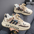 2026 spring new trendy versatile men's chunky sole sneakers, retro dad shoes, breathable casual shoes