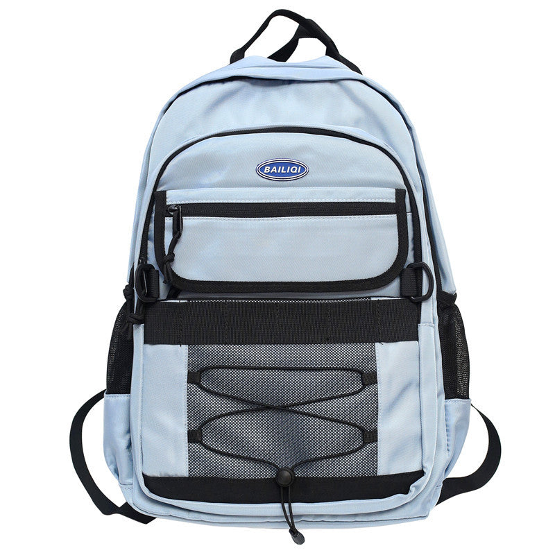Customized backpack for female college students, large capacity double shoulder bag for men, japanese style workwear travel laptop backpack - factory direct