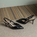 High heels women's french spring summerflats wedding shoes plus size fashion 2024 nude tweed styleeasiest for match stiletto toe