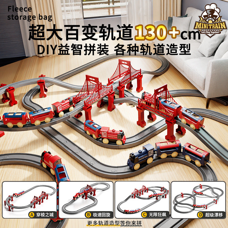 Electric high-speed train set with track - realistic model for boys - educational & fun birthday gift for kids