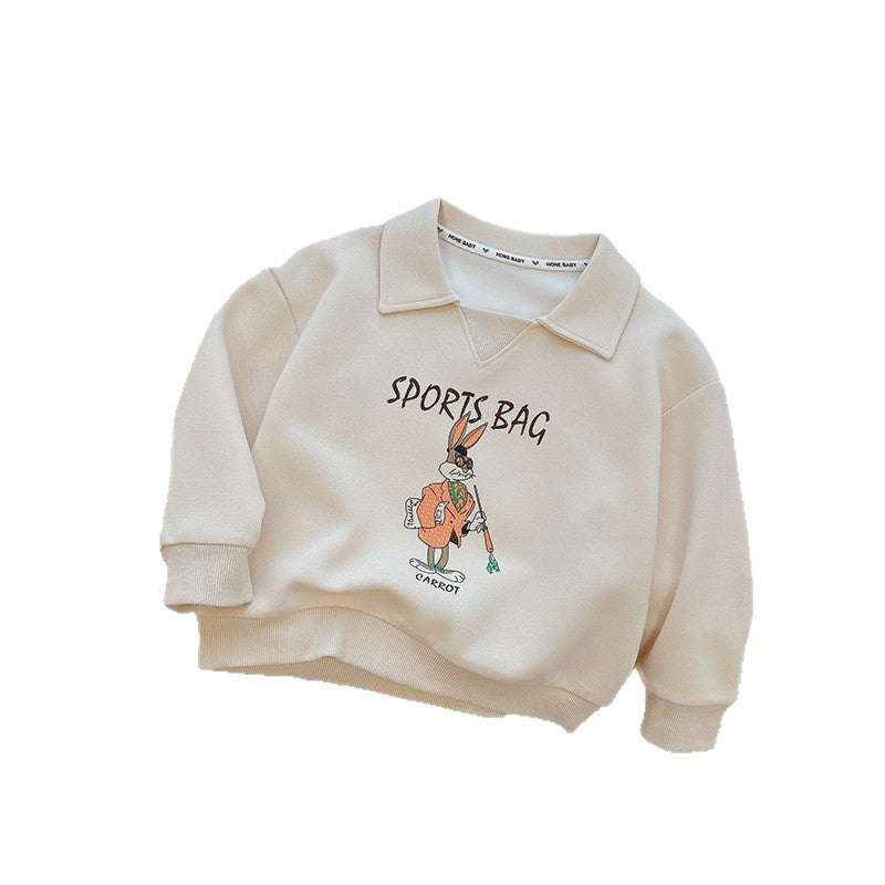 Pre-sale girl sweatshirtspring & fallnew arrivalfashionablechildren's autumn clothing bottom shirt baby girlautum thin style trendy