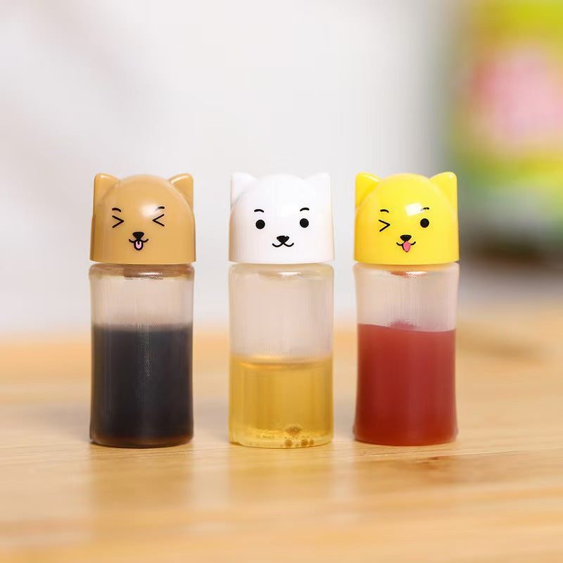Mini sauce bottle plastic squeeze sauce bottle japanese style squeeze condiment bottle food grade portable soy sauce bottle cross-border
