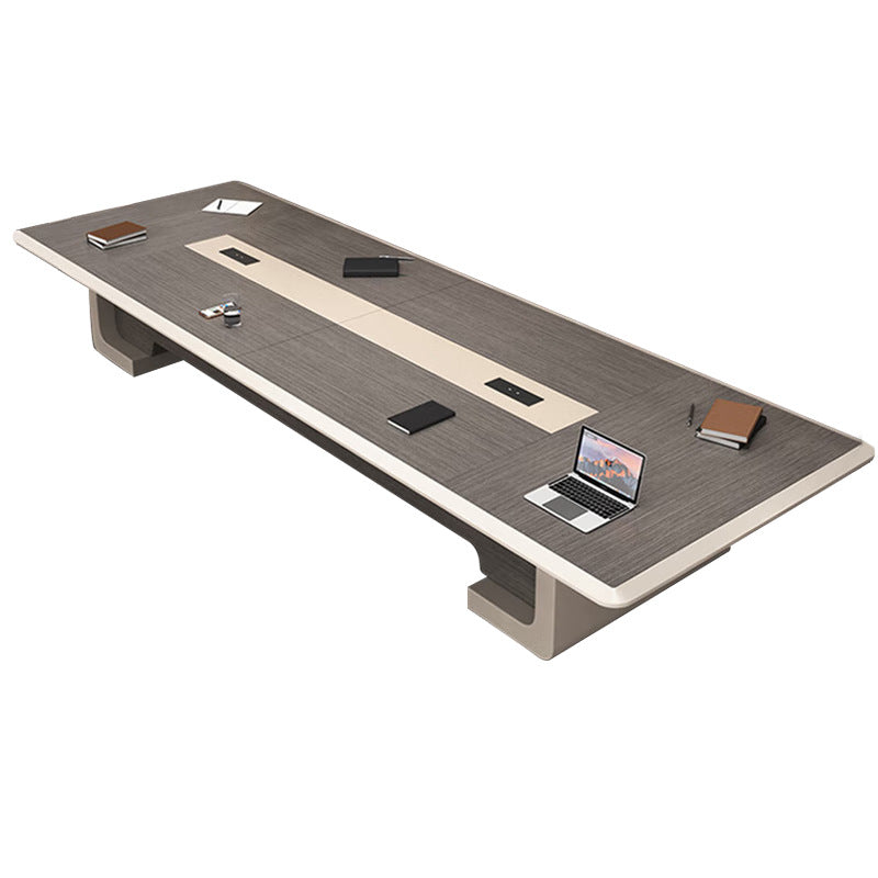 Saint li painted conference table - high-end, large-scale meeting room bench table and chairs for meetings and negotiations