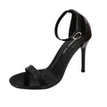 2025 summer new arrivals: french chic high-heeled sandals - elegant, minimalist black heels for summer