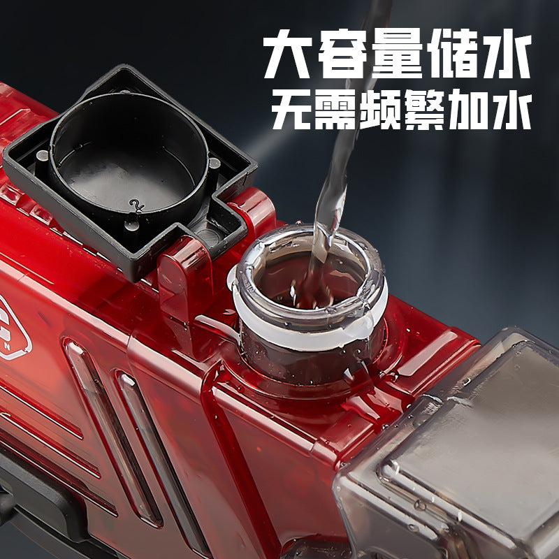 new product popular popular handheld fully automatic fire-breathing reloading electric children's water gun toy street stall wholesale