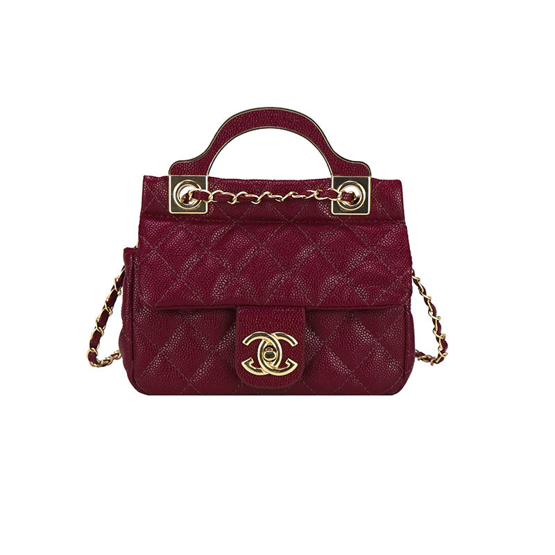 Diamond quilted chain bag - new 2025 fashionable & trendy shoulder/crossbody handbag for women