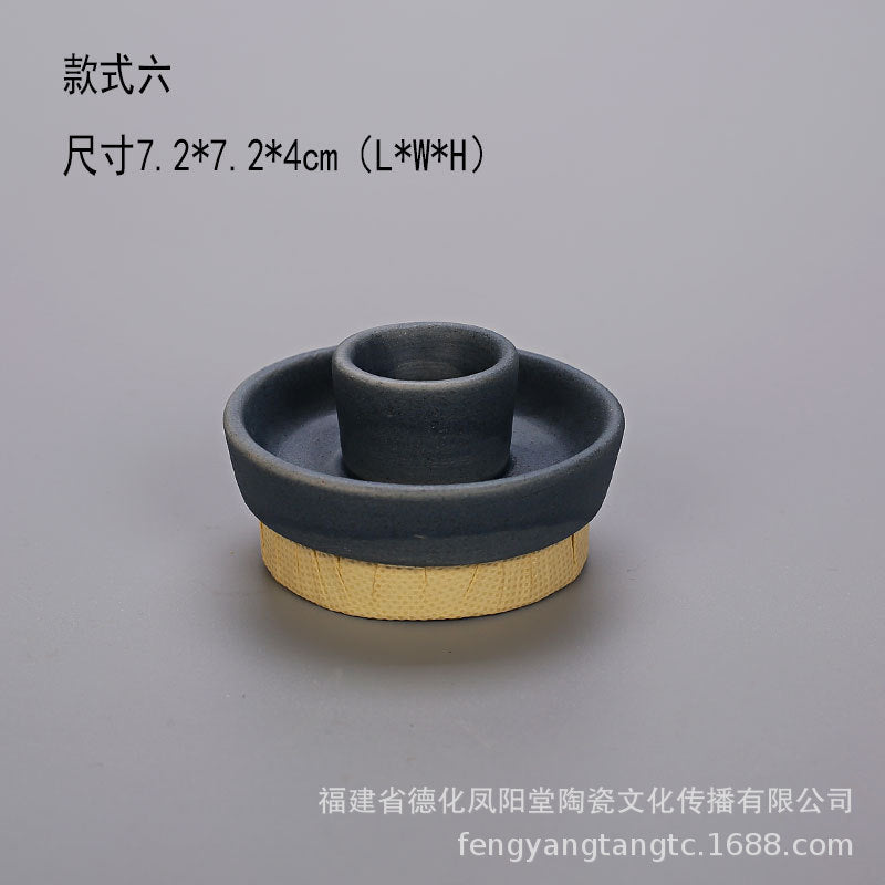 陶瓷烛台北欧IN风简约桌面摆件玻璃储蓄罐烛光晚餐干花密封罐装饰