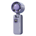 2026 new mini foldable handheld fan, usb outdoor portable neck hanging turbine silent mini fan