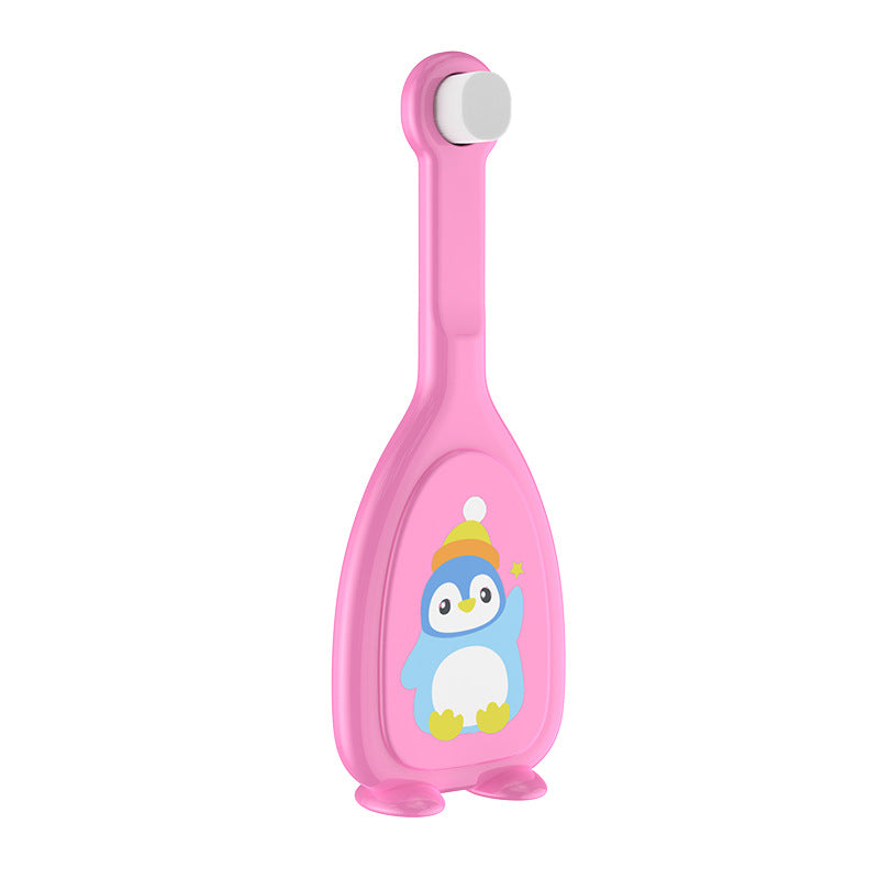 Children's 10,000 hair toothbrush Baby cartoon soft hair toothbrush Baby tooth protection toothbrush Small brush head toothbrush box