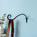 For homeiron wall hanging flower stand outdoor balcony hanging basket stand flower pot green radish hanging hook hanging rack