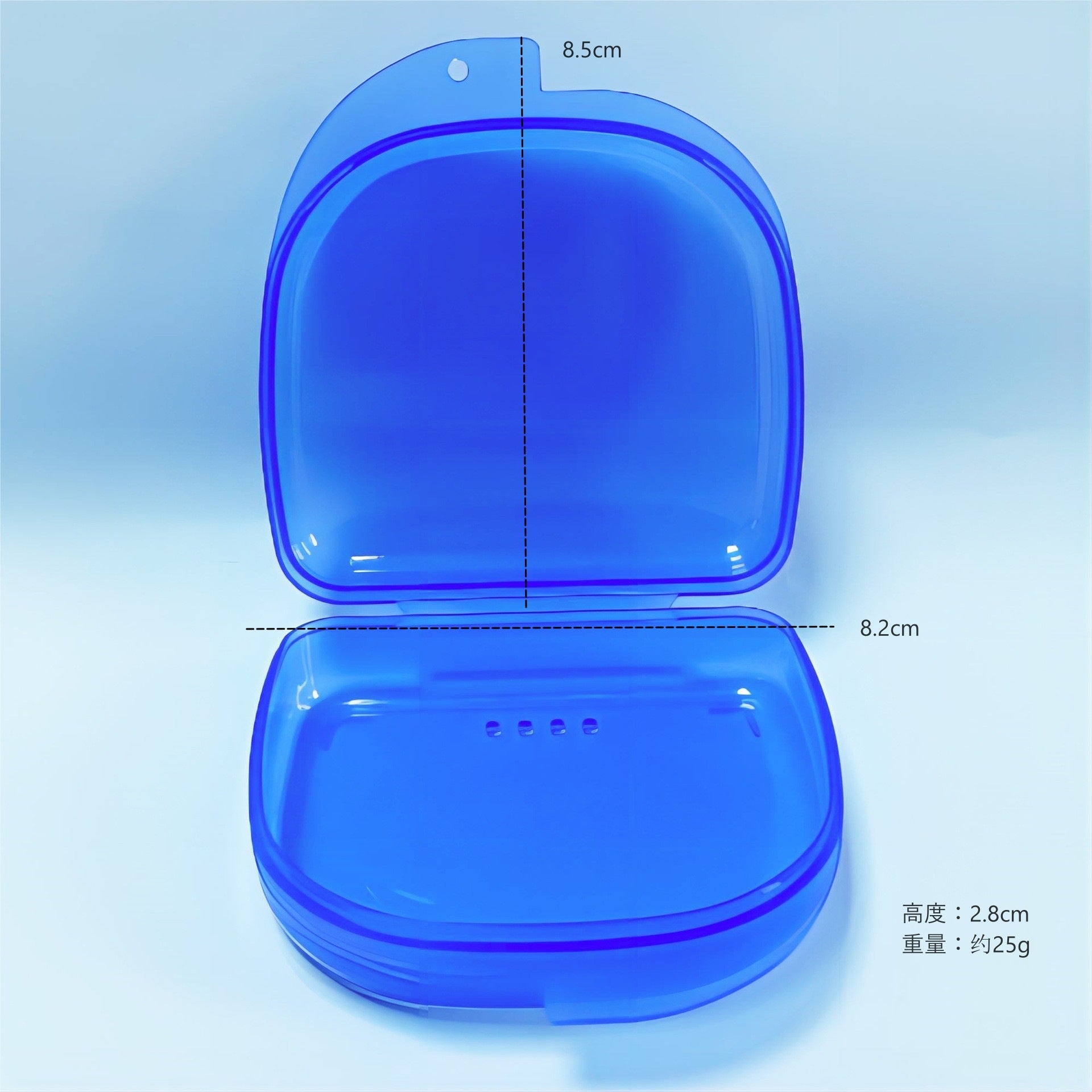 [Strict selection] Tooth storage box, retainer storage box, ultra-transparent pp plastic box, denture box, braces, storage box
