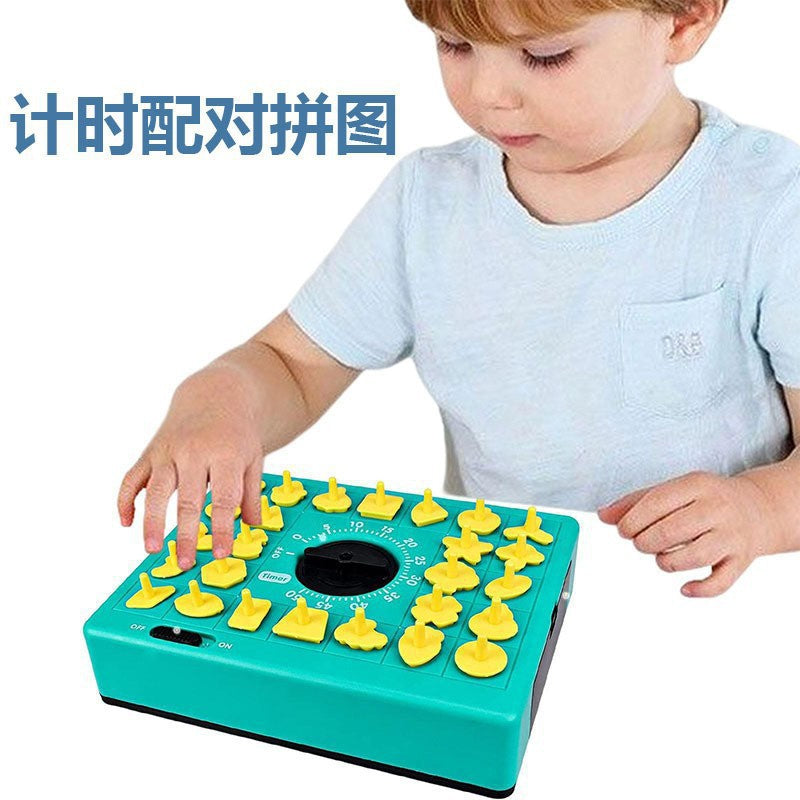 Amazon kids' time matching puzzle game - early education, educational, parent-child interactive tabletop toy - cross-border hot seller