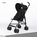 Foldable baby stroller - convertible seat, portable pram, umbrella stroller, one-click fold, travel-friendly