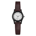 Women's white face dark brown