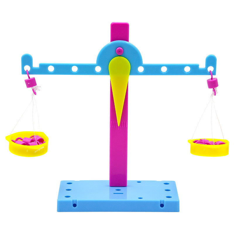Processing Customized Science Small Experimental Balance Primary School Students Technology Small Production Educational Toys Material Package Source Factory