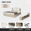 (upgraded white bed) + bedside table combination