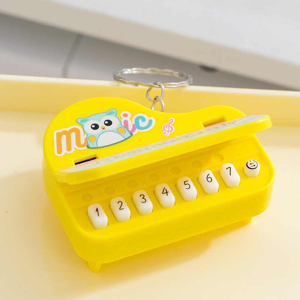 children's toy simulation digital piano digital keyboard keychain pendant creative handheld digital game console