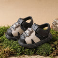 Jiaojiao shoes baby boy shoes soft bottom baby toddler shoes kids toe cap sandals 0-1 years old 2 non-slip boys and girls summer