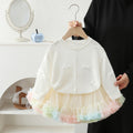 Girls' air conditioning cover-up,  new summer lightweight sun protection cardigan, stylish children's open front outerwear, princess dress set