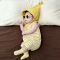 Summer lightweight breathable cute romper baby sleeveless unisex bodysuit cartoon onesie summer outfit