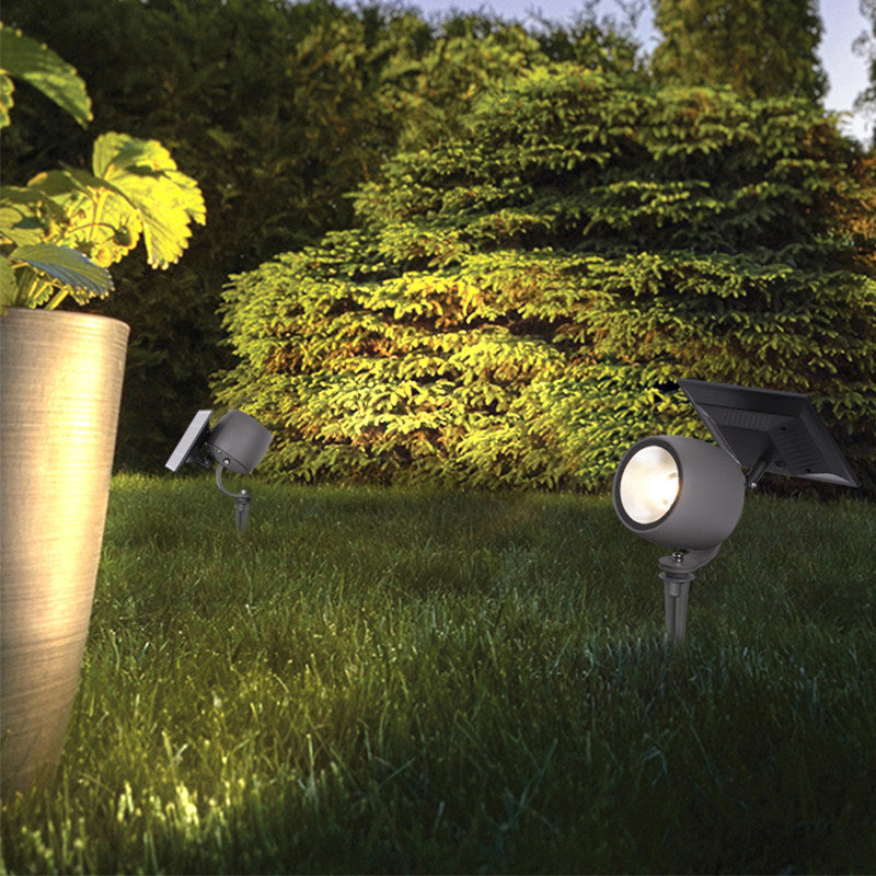 Outdoor solar tree lights waterproof landscape flood lights garden villa courtyard tree lighting lawn lights in-ground lights
